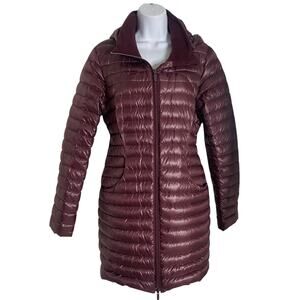 Lululemon Pack it Down Long Shine Jacket, Bordeaux 10